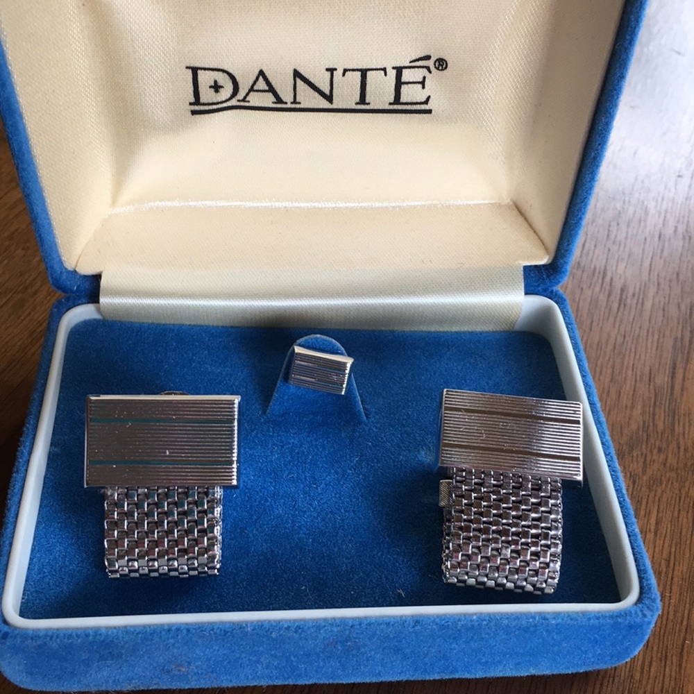 Vintage Cuff Links and Tie Pin.